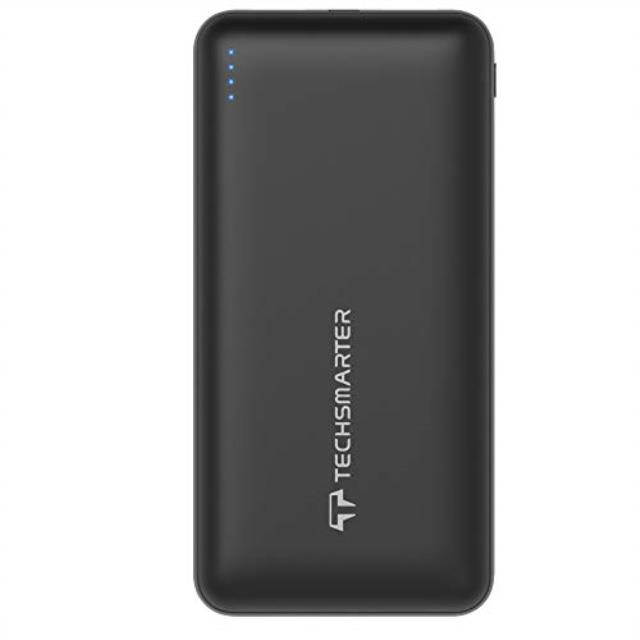 Techsmarter 20,000mAh PD USB C Portable Charger (18W), High-Capacity Power Delivery Power Bank Compatible with iPhone 11/X/XS/XR/8, Samsung S8/S9/S10, iPad and More
