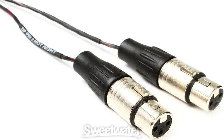Pro Co IPMB2XF-5 3.5mm TRS Male to Dual XLR Female Insert Cable - 5'