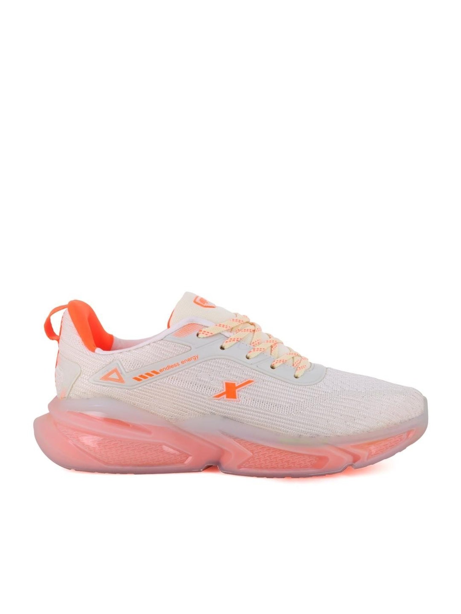 Sparx Men's Off White Running Shoes