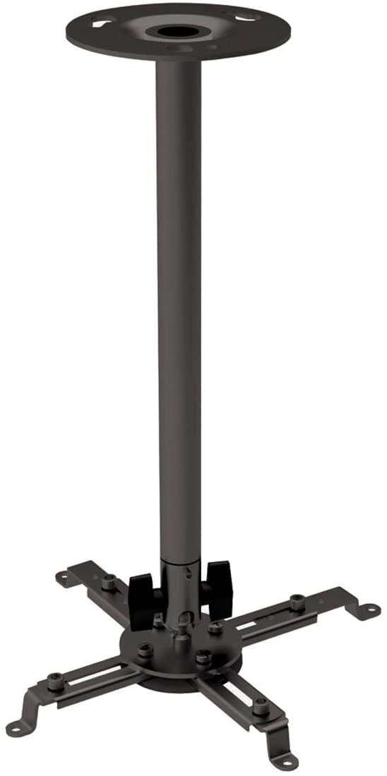 Black adjustable ceiling mount bracket for NEC NP-PA550W-13ZL projector