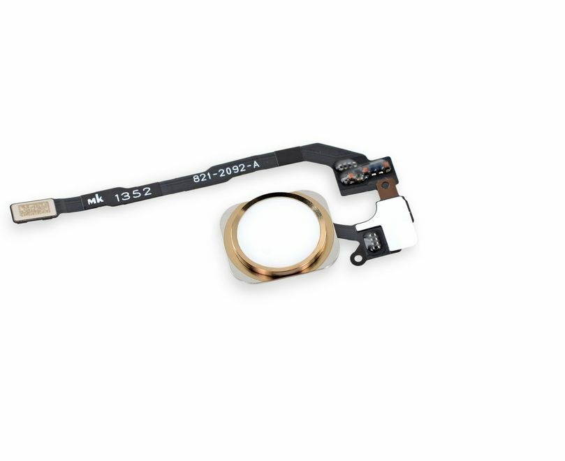 OEM SPEC Gold Home Button Flex Cable Touch ID Sensor Assembly For iPhone 5S
