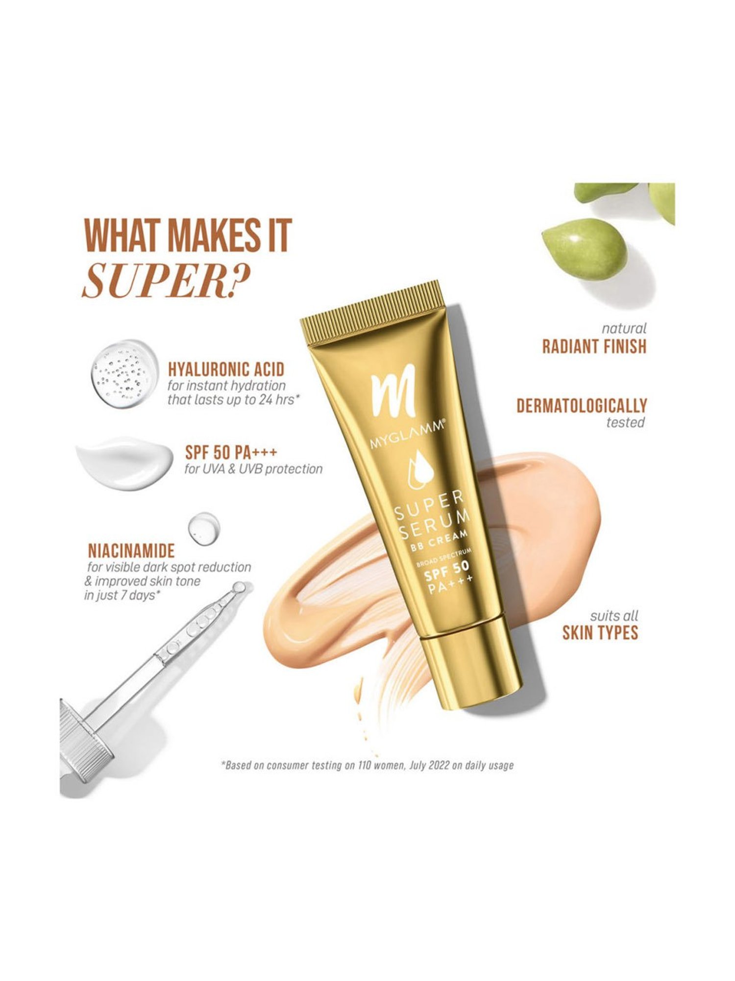 Glam21 Skin Perfector Photoprep Broad Spectrum Cream SPF 30 05 Fudge - 50 gm