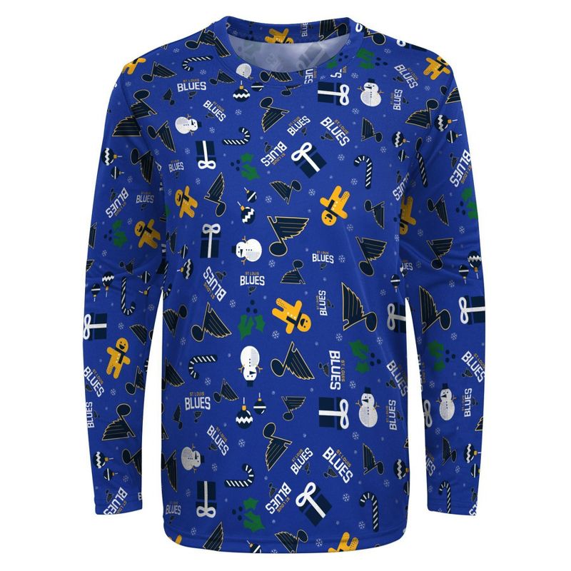 NHL St. Louis Blues Boys' Pajama Set - XL