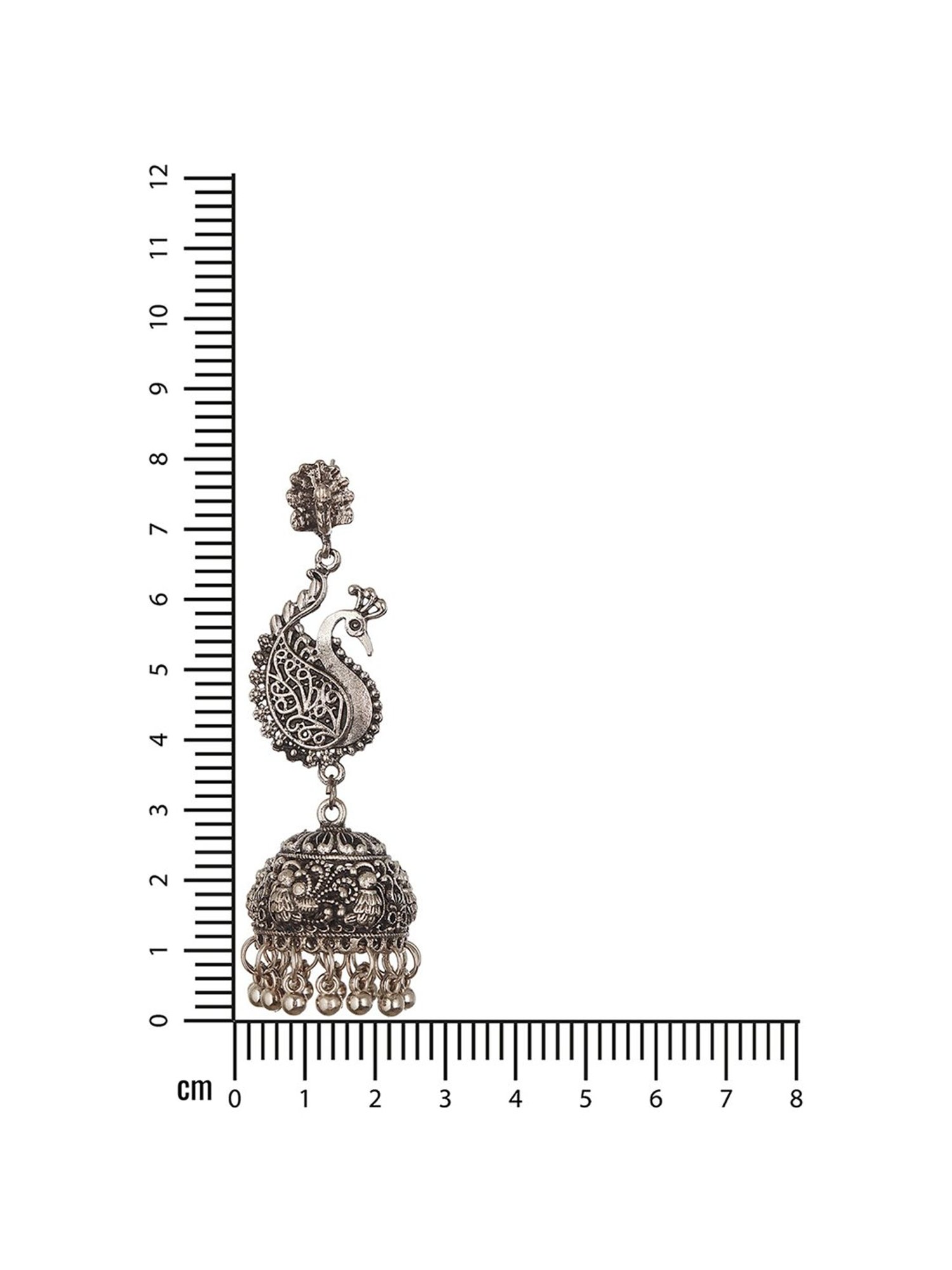 OOMPH Jewellery Yellow Enamel Floral Jhumki