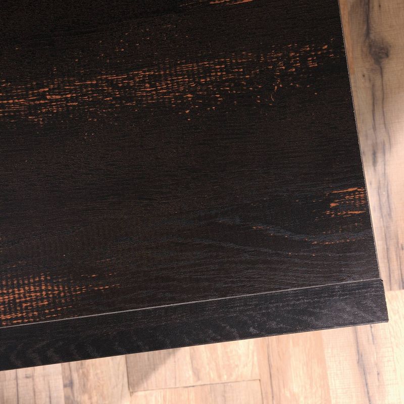 Dakota Pass Computer Desk with Hutch Light Brown - Sauder