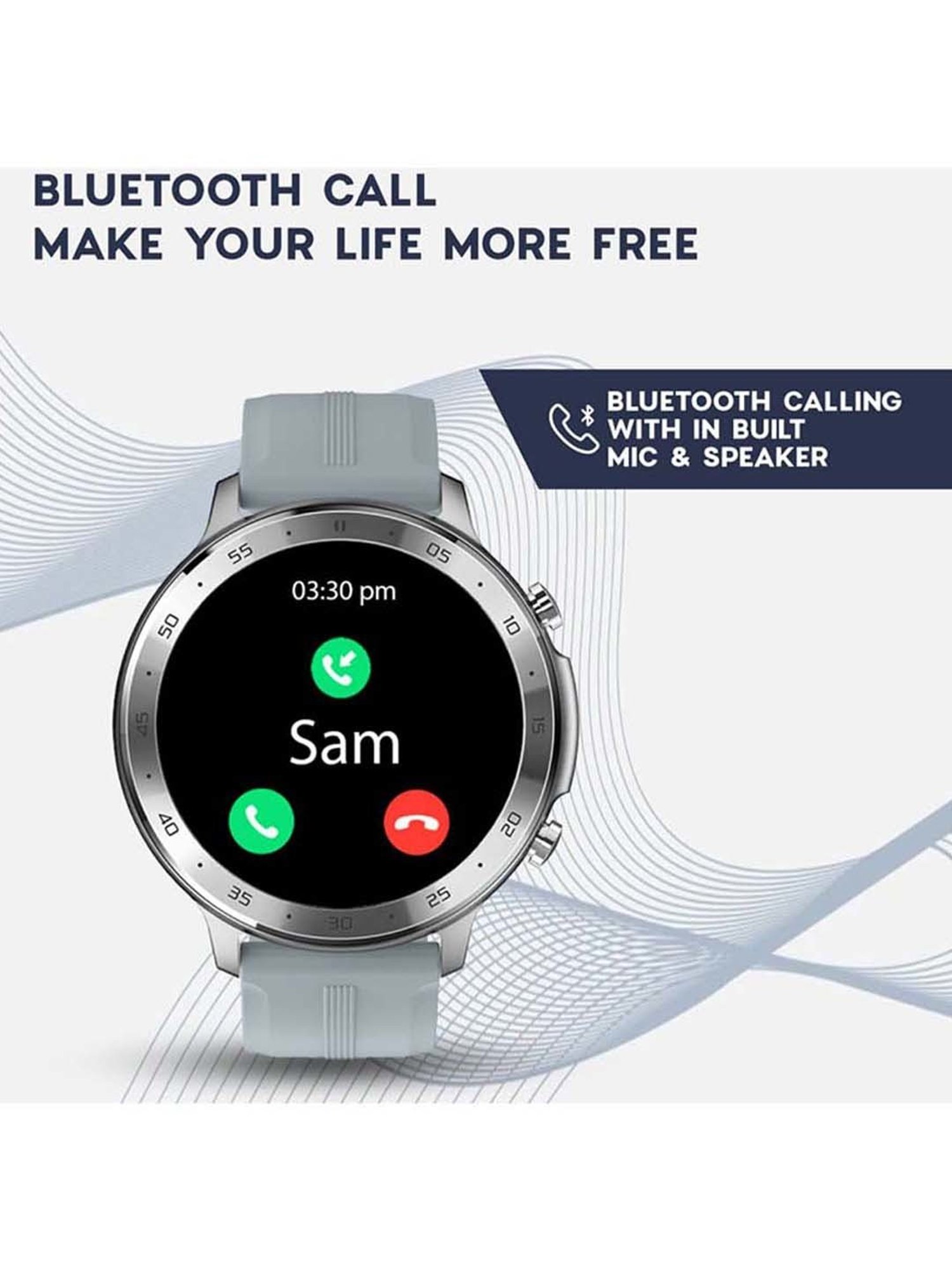 MAXX SX25 Pro Smart Watch with Bluetooth Calling (Gray)