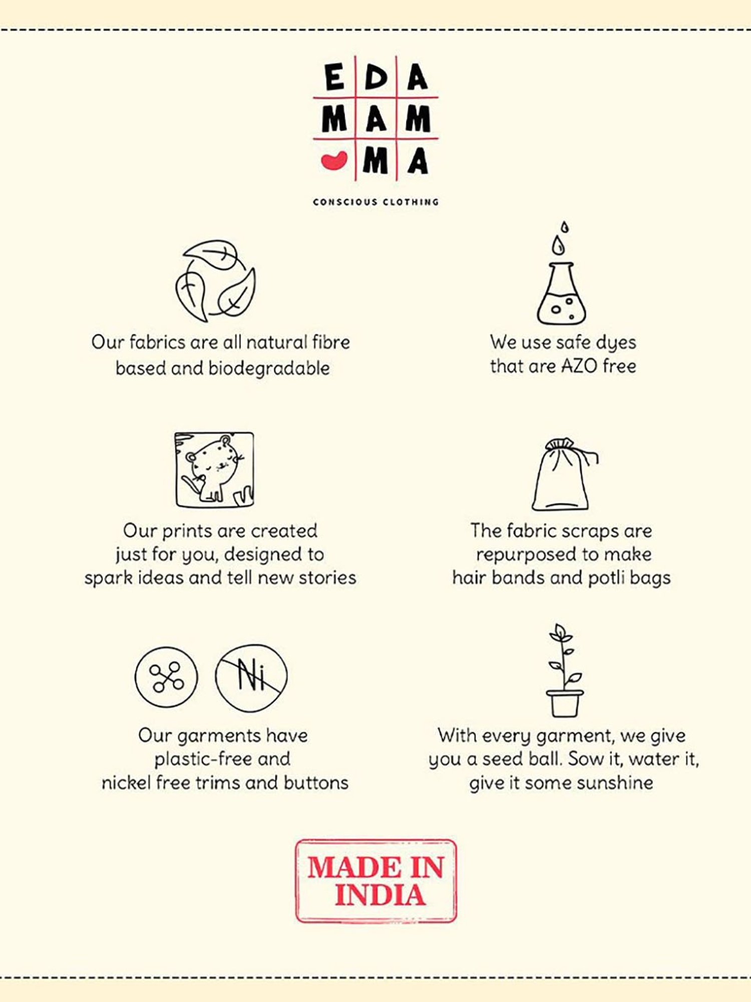 Ed-a-Mamma Baby Yellow Printed Top