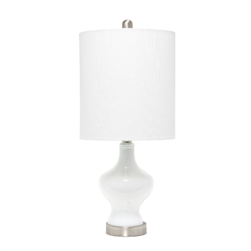 Paseo Table Lamp with Fabric Shade White - Lalia Home