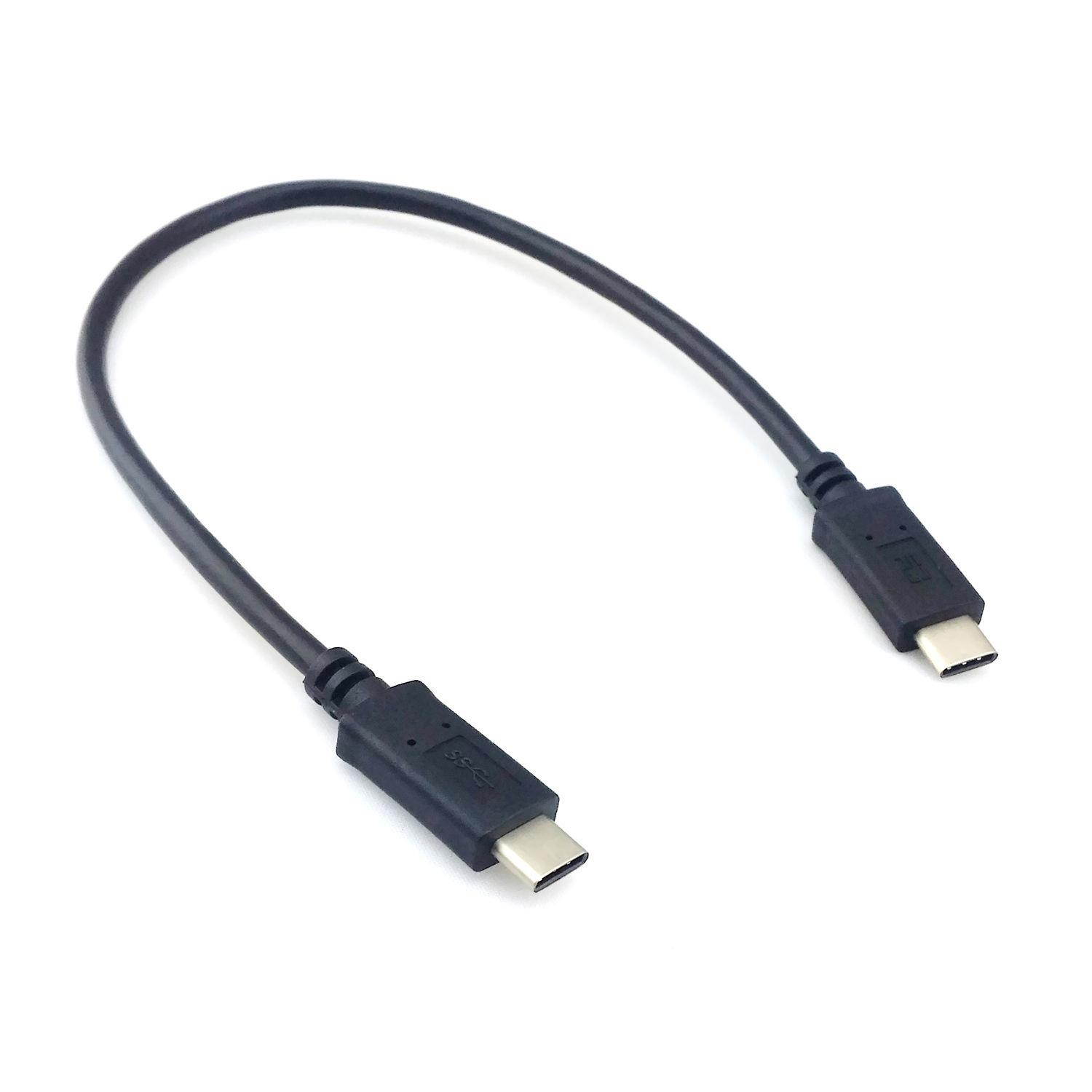USB-C USB 3.1 Type C Male Connector to Male Data Cable for Tablet & Phone 30CM