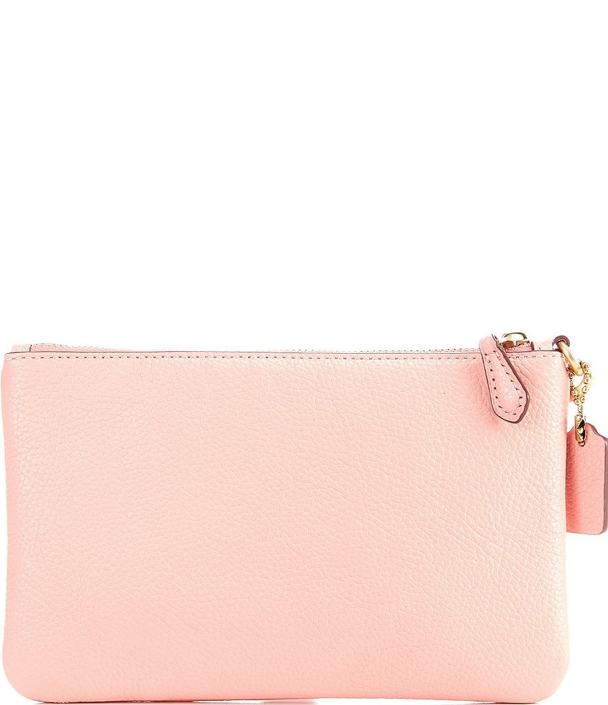 HOBO Link Leather Zip Wristlet