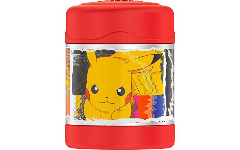 THERMOS FUNTAINER 10 Ounce Stainless Steel Kids Food Jar, Pok'emon