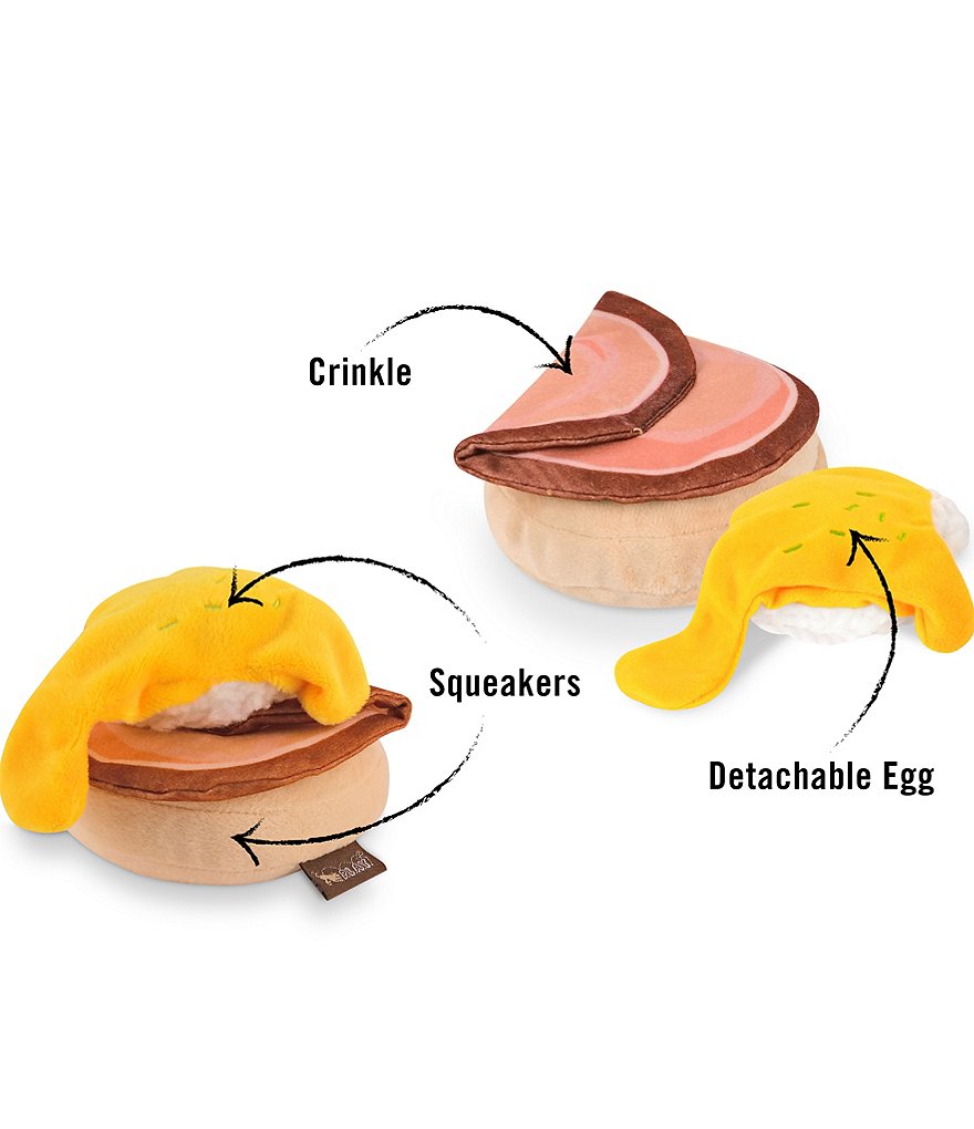 PLAY Pet Lifestyle And You Barking Brunch Toy Set , 5-Piece Plush Dog Toys