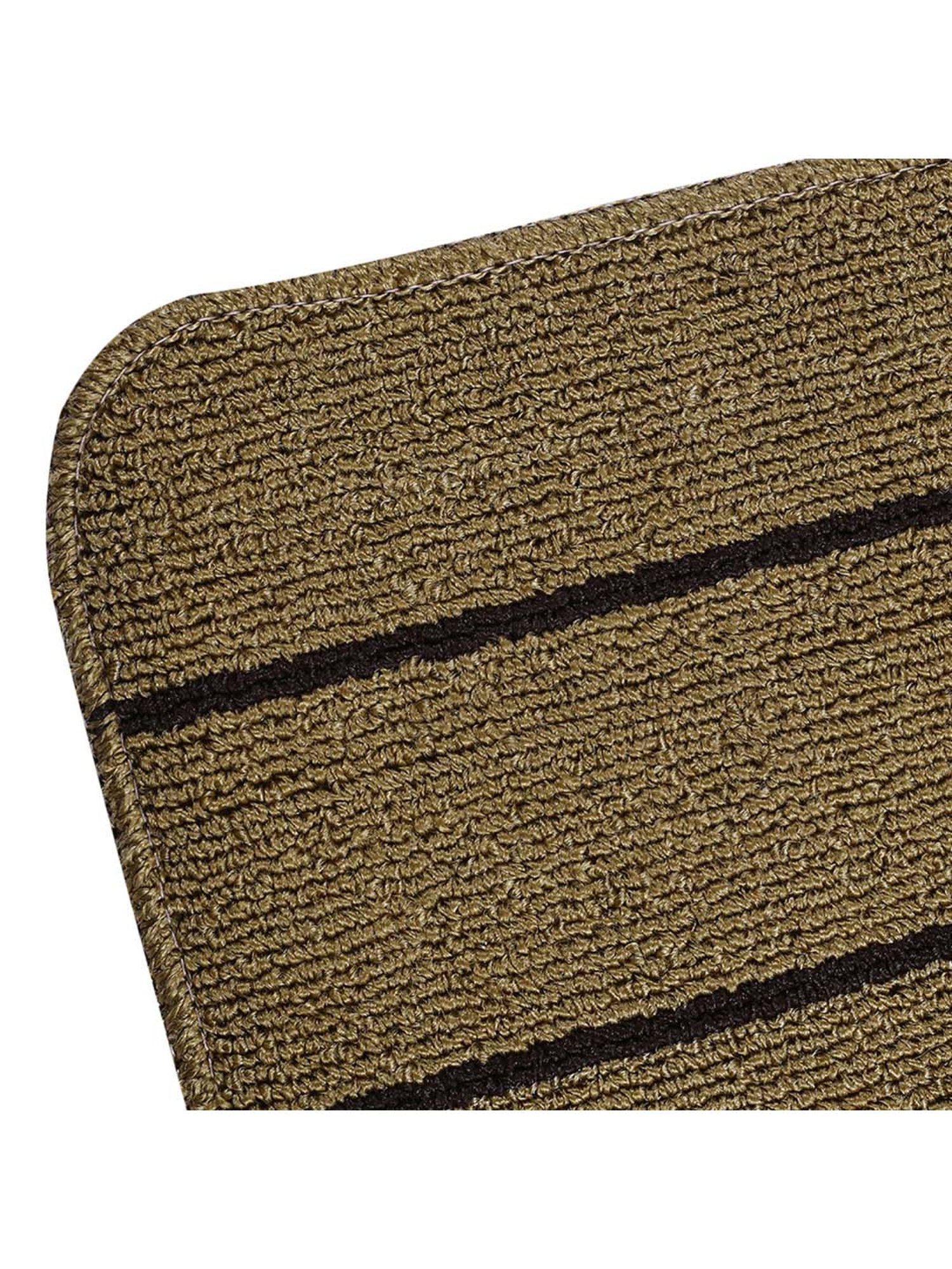 Saral Home Mustard Anti Slip Kitchen Runner - Set of 1