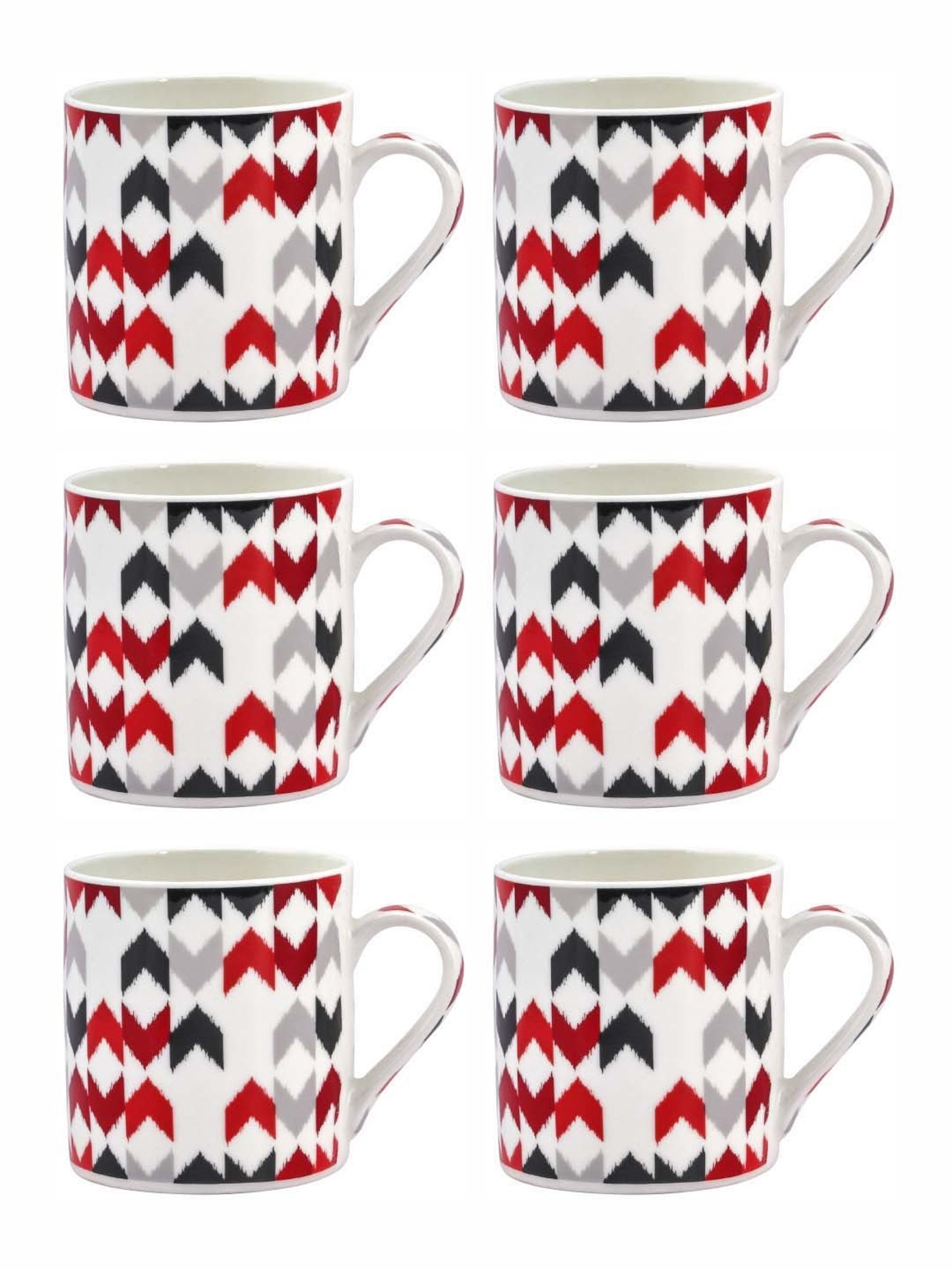 Cello White Opalware Cup (0.18 L) - Set of 6