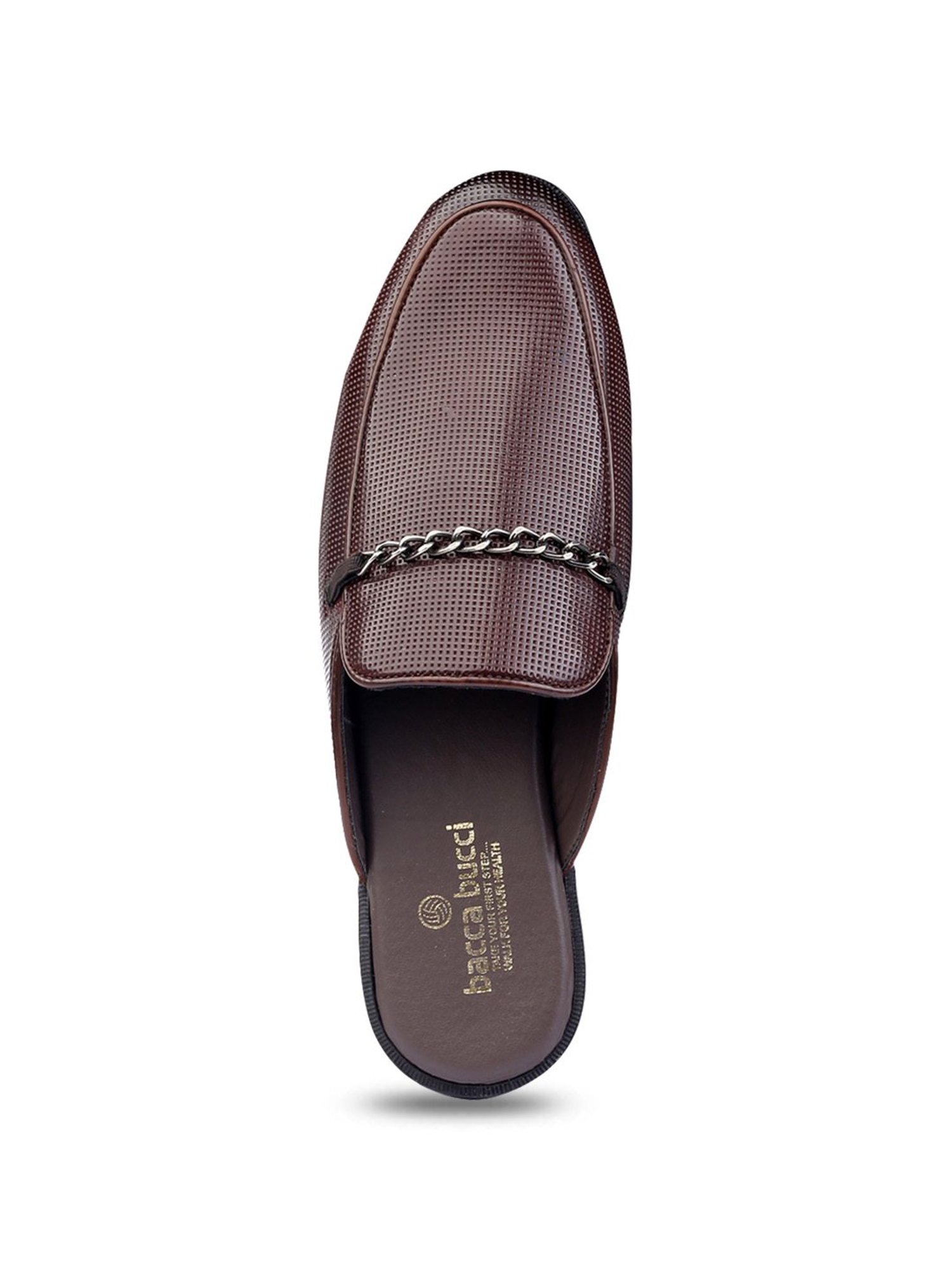 Bacca Bucci Men's MOROCCO Brown Mule Shoes