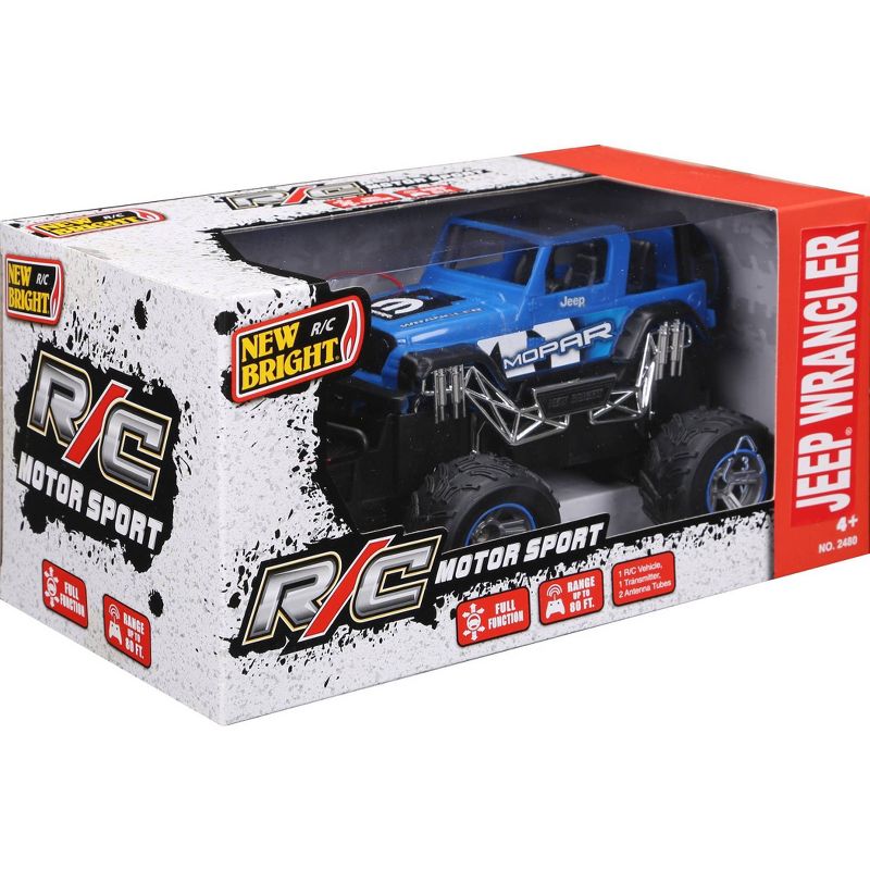 New Bright 1:24 R/C FF Truck - Jeep Blue