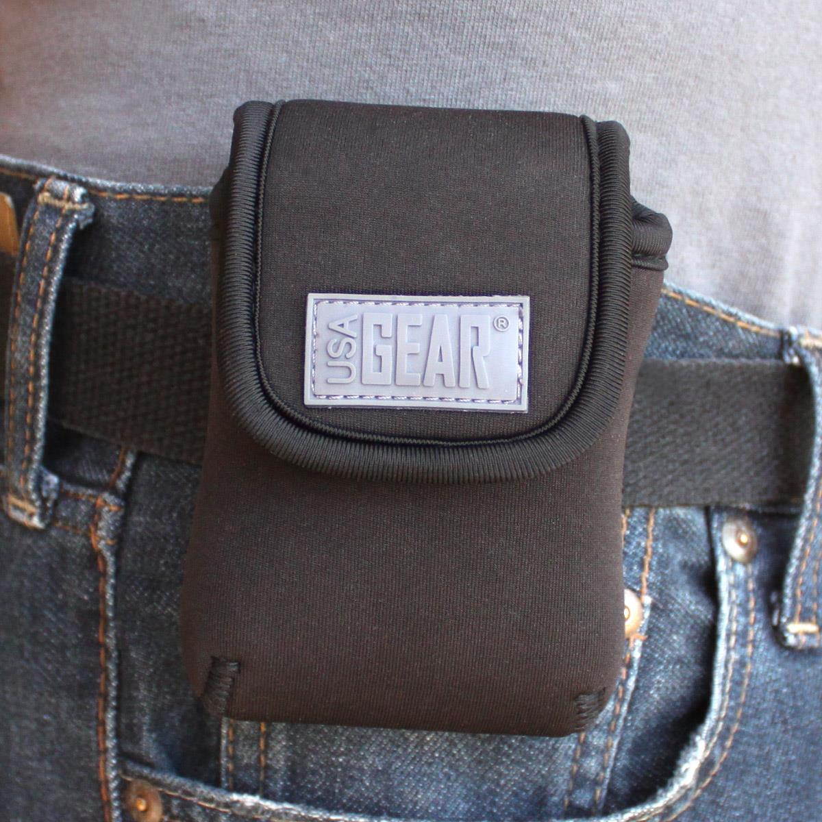 Portable 2-Way Radio Carrying Case with Belt Loop & Carabiner for BAOFENG UV-5R+ , UV-5RE+ , UV-3R , UV-3R+ , UV-200 , UV-100 , BF-666S , BF-658 , BF-328 , BF-490 & More Two-Way Receiver / Radios!