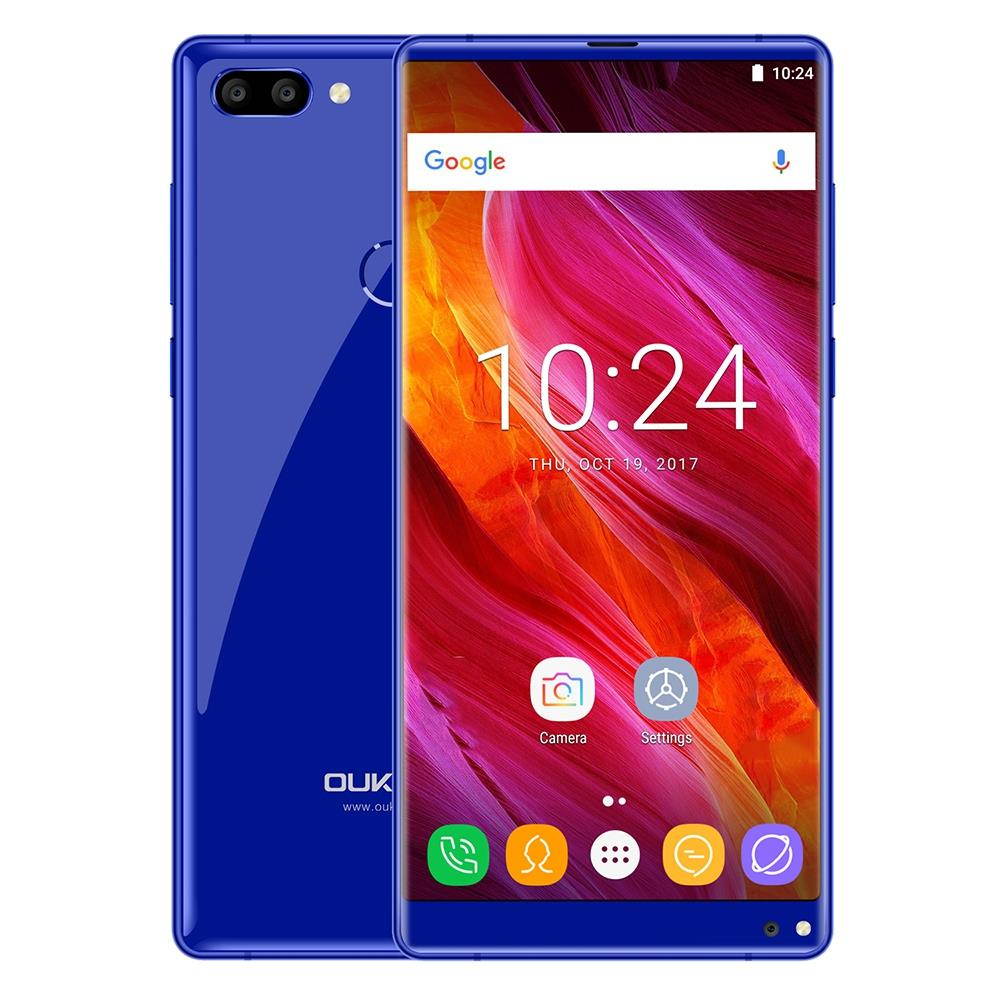 Oukitel MIX 2 4G Phablet Android 7.0 5.99 inch MTK6757V Octa Core 2.39GHz 6GB RAM 64GB ROM 16.0MP + 0.3MP Rear Camera Touch Sensor