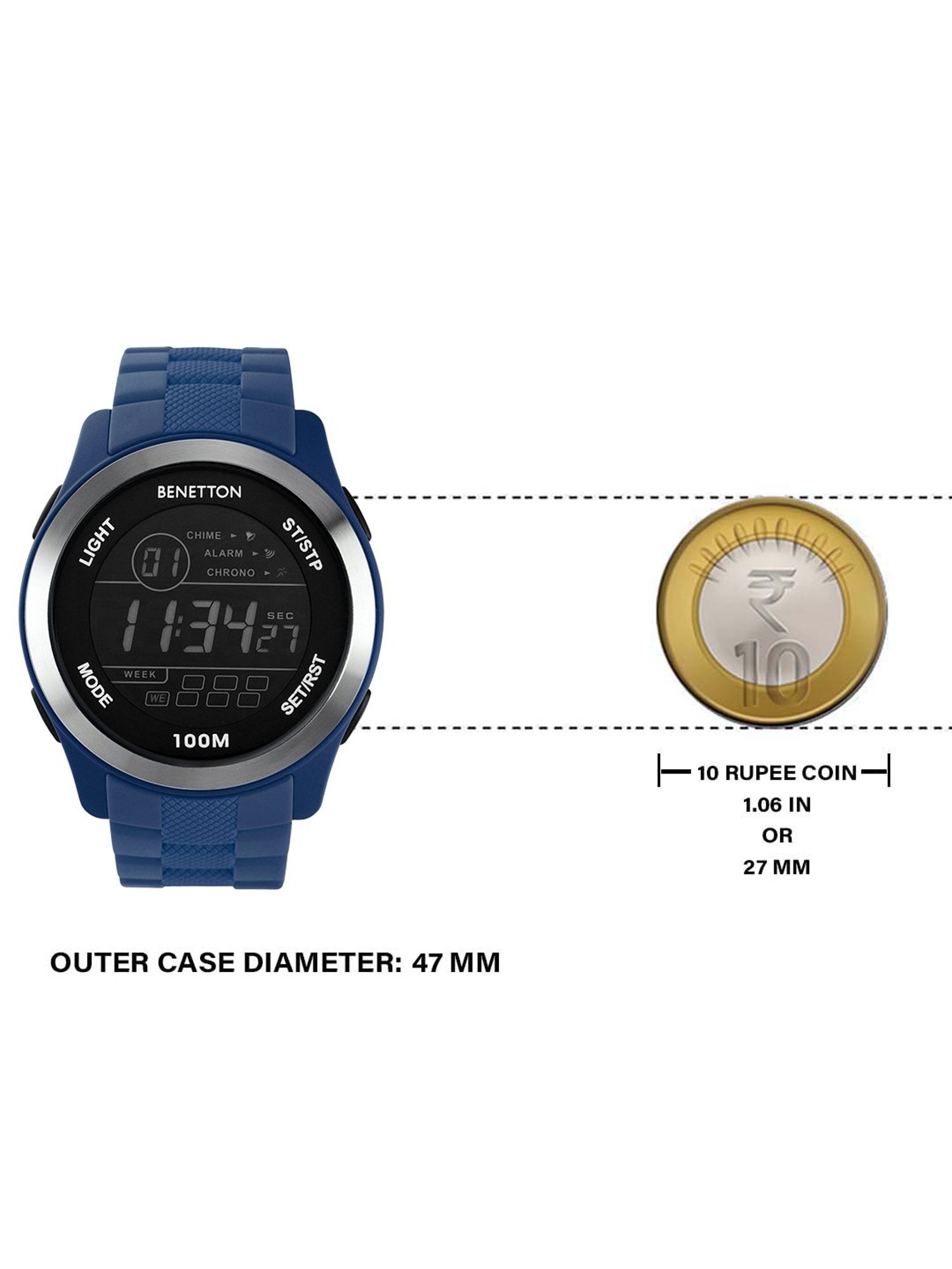 United Colors of Benetton UWUCG0503 Sport Unisex Digital Watch