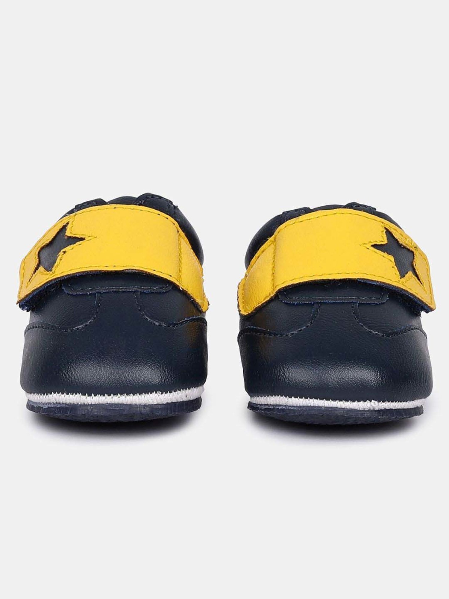 MINIKLUB Boys Navy & Yellow Party & Club Wear Shoe
