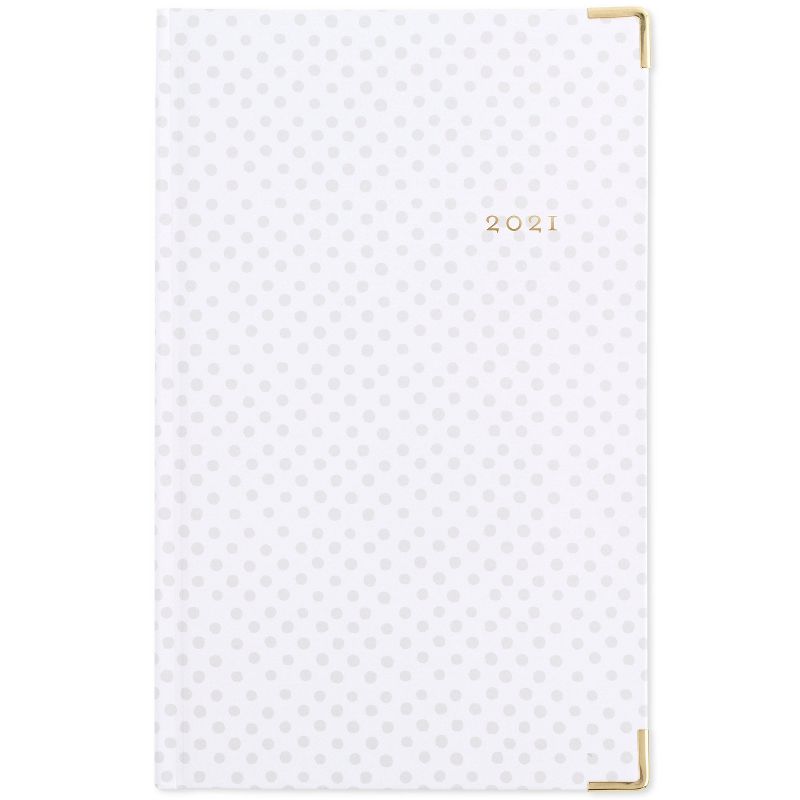 2021 Planner 4.875" x 8" Hardcover CB Gray Dot - Sugar Paper™