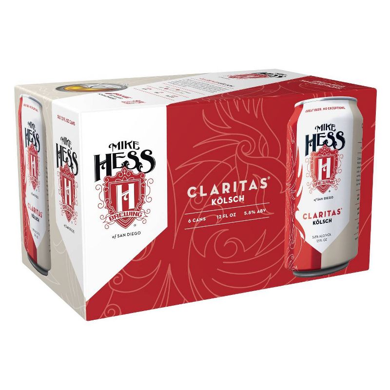 Mike Hess Claritas Kolsch Beer - 6pk/12 fl oz Cans