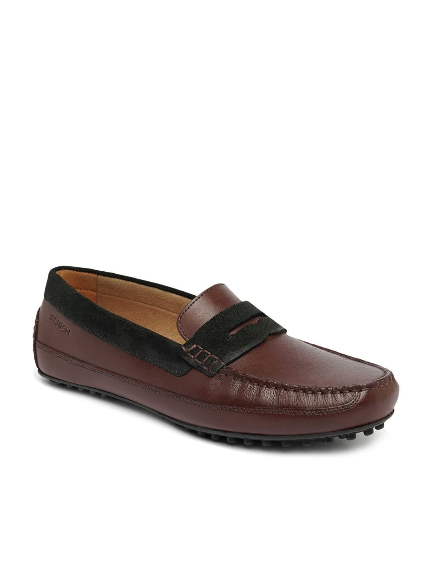 Ruosh Men's Brown Casual Loafers