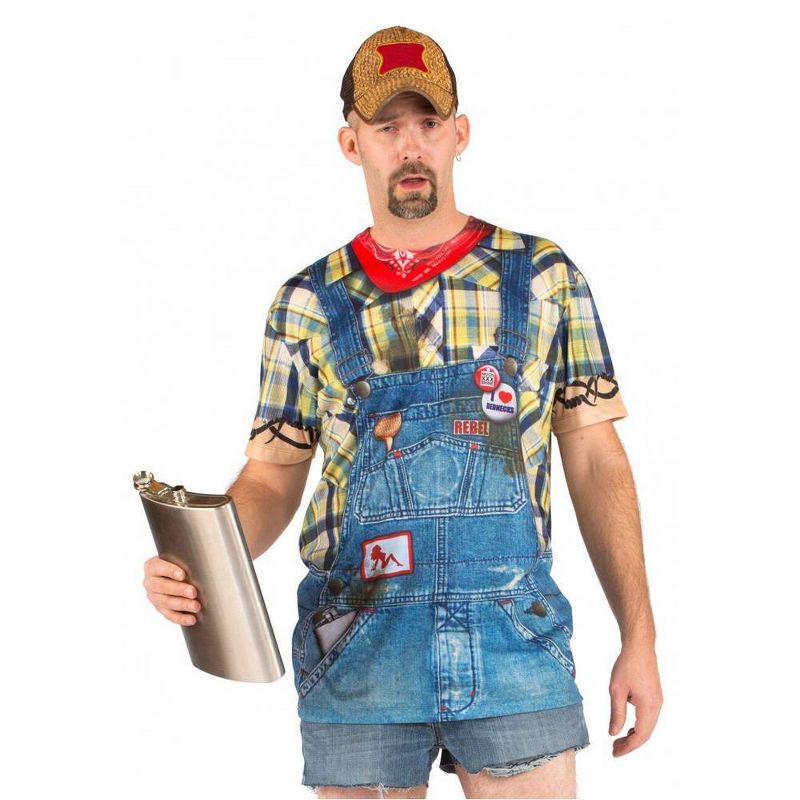 Men's Hillbilly Costume Shirt - Small