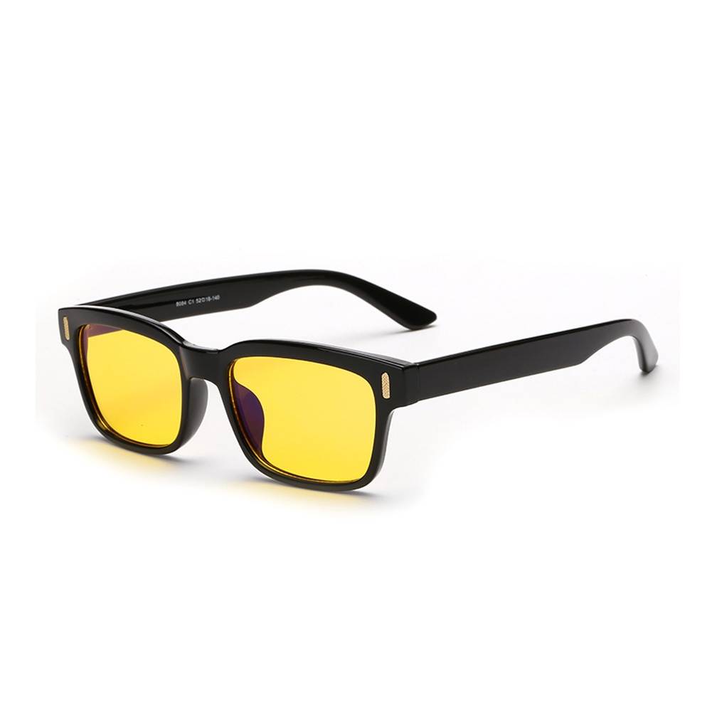 Blue Light Blocking Yellow Lens Computer Glasses Anti Eye Strain UV Gaming Eyewear