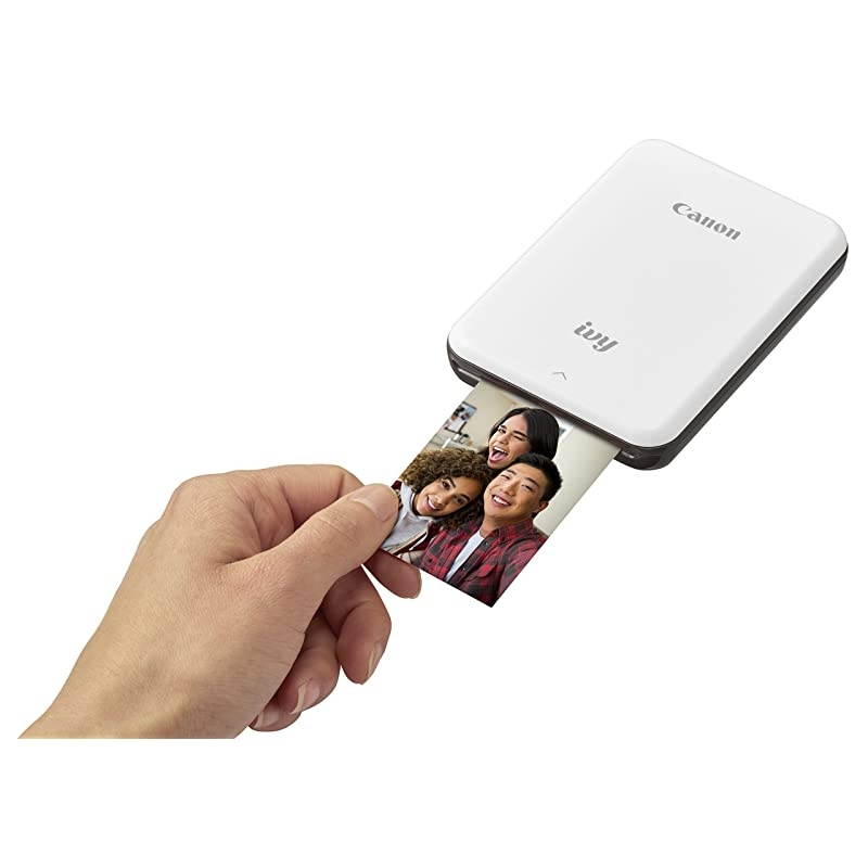 IVY Mini Photo Printer for Smartphones (Slate Gray) - Sticky-back prints, Pocket-size
