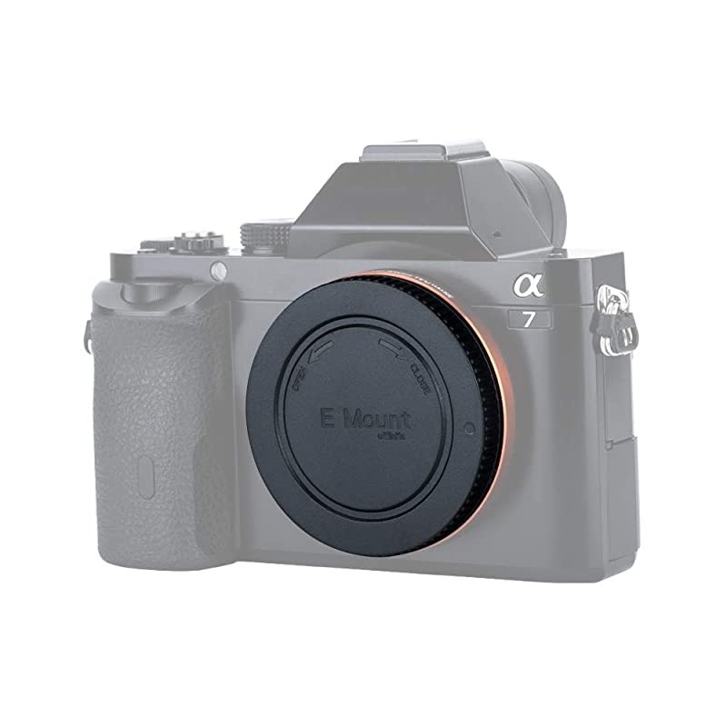 Cap and Rear Lens Cap Kit for Sony Alpha Series and NEX Series EMount Camera Lens for Sony A7C A7 A7II A7III A7S A7SII A7SIII A7R A7RII A7RIII A7RIV A6600 A6500 A6400 A6300 A6100 A6000 A5100