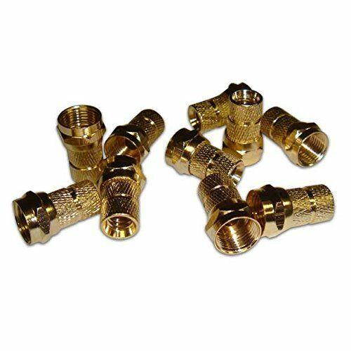 Eclipse 902-384-100 Catv F Connector, Twist-On, RG59 (Pack of 100)