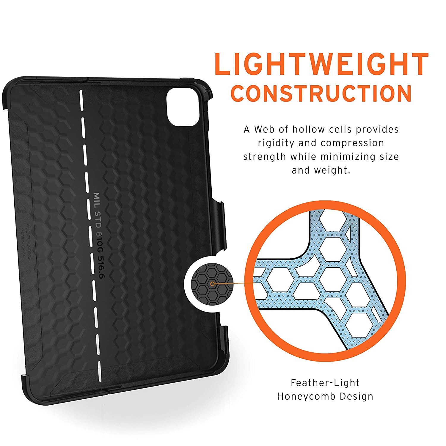 UAG iPad Pro 11-inch (2nd Gen, 2020) Case Scout [Black] Slim Protective Cover