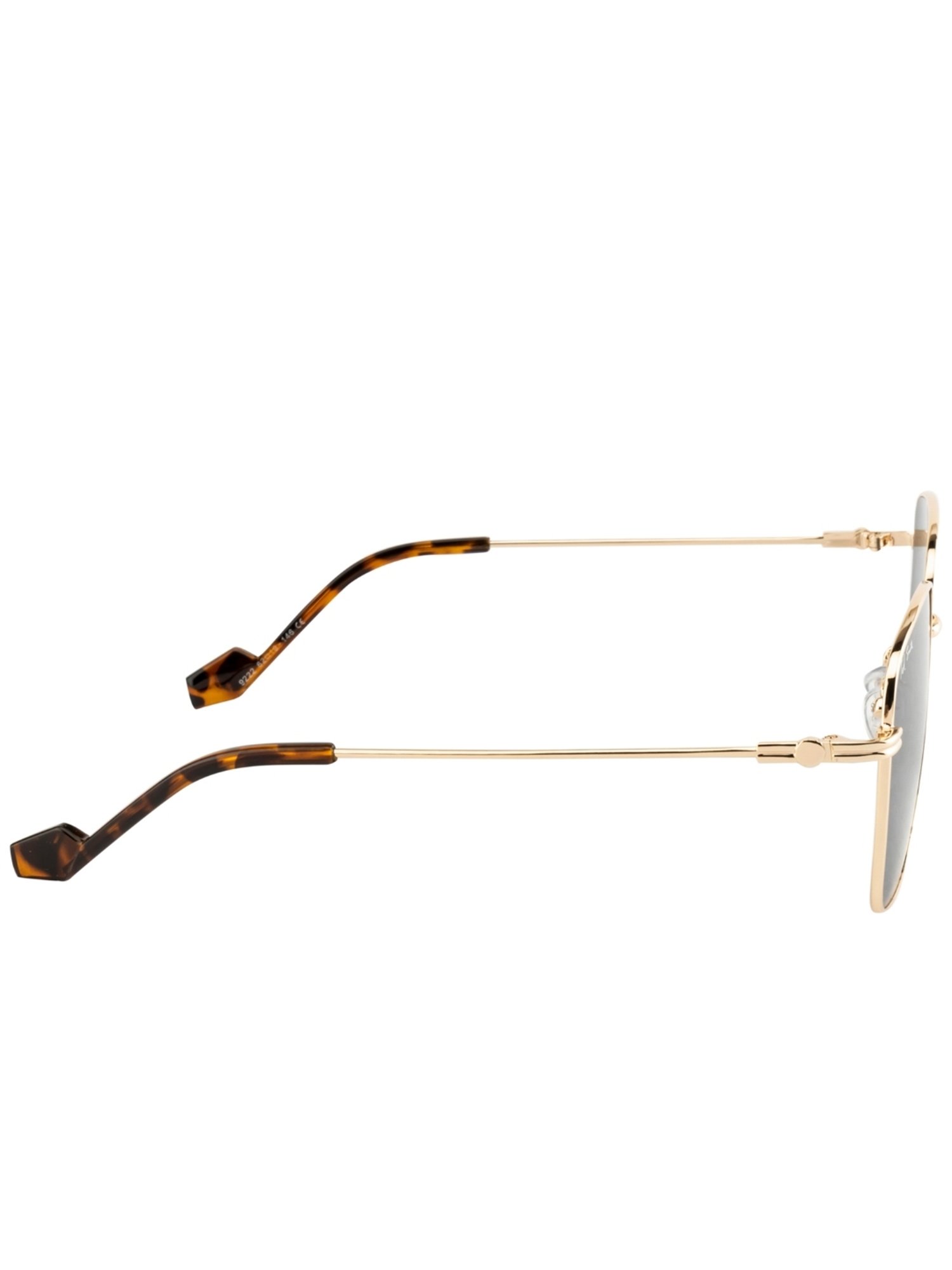 Ted Smith Grey Square UV Protection Unisex Sunglasses