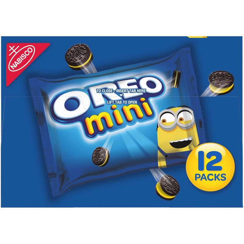 Nabisco Minions Mini Oreo Cookies Limited Edition Cookies - 12ct