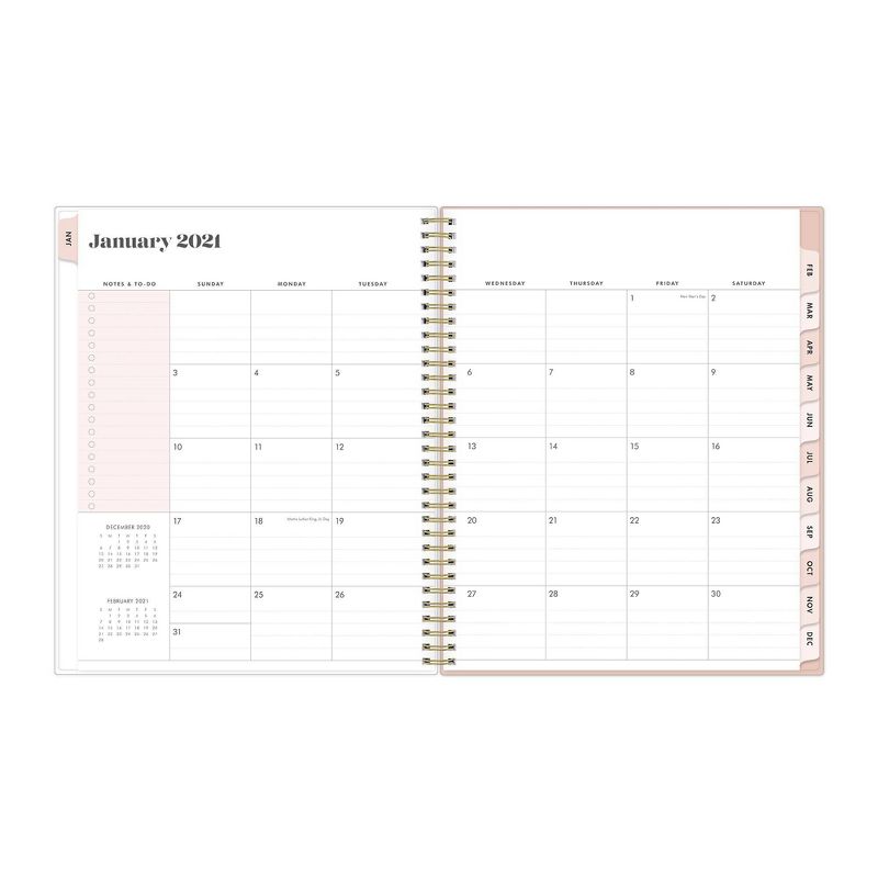 Undated Teacher Planner 8.5" x 11" Large Weekly Lesson Plan Book Botanical Floral - TF Publishing