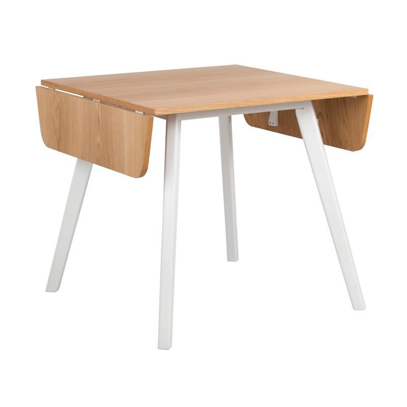 Abacus Extendable Dining Table Oak Brown/White - Universal Expert