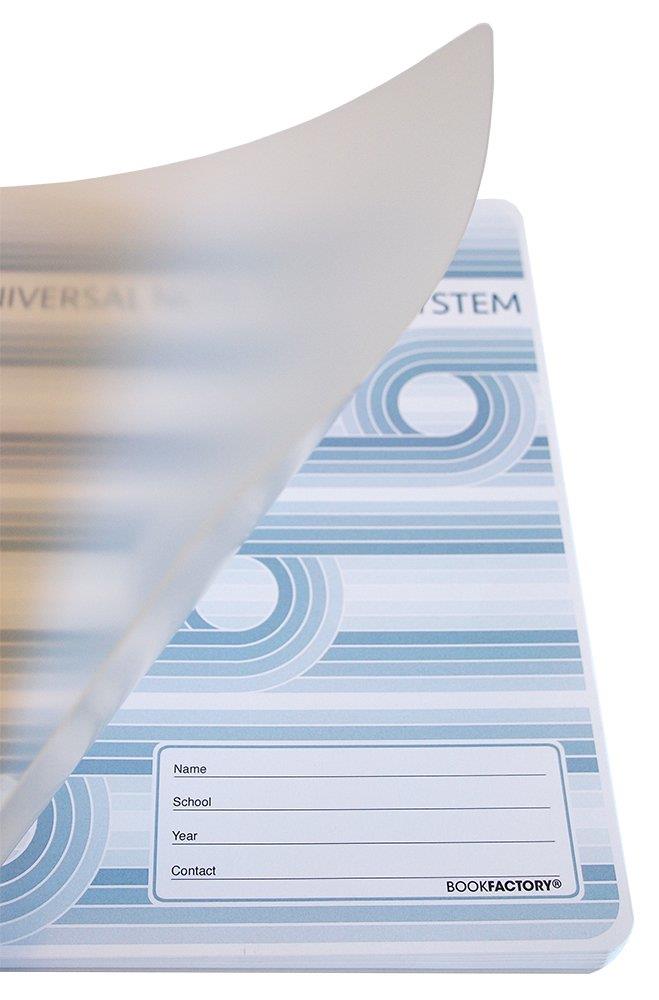 BookFactory Universal Note Taking System (Cornell Notes) / NoteTaking Notebook - 120 Pages, 8 1/2" x 11" - Wire-O (LOG-120-7CW-A(Universal-Note))