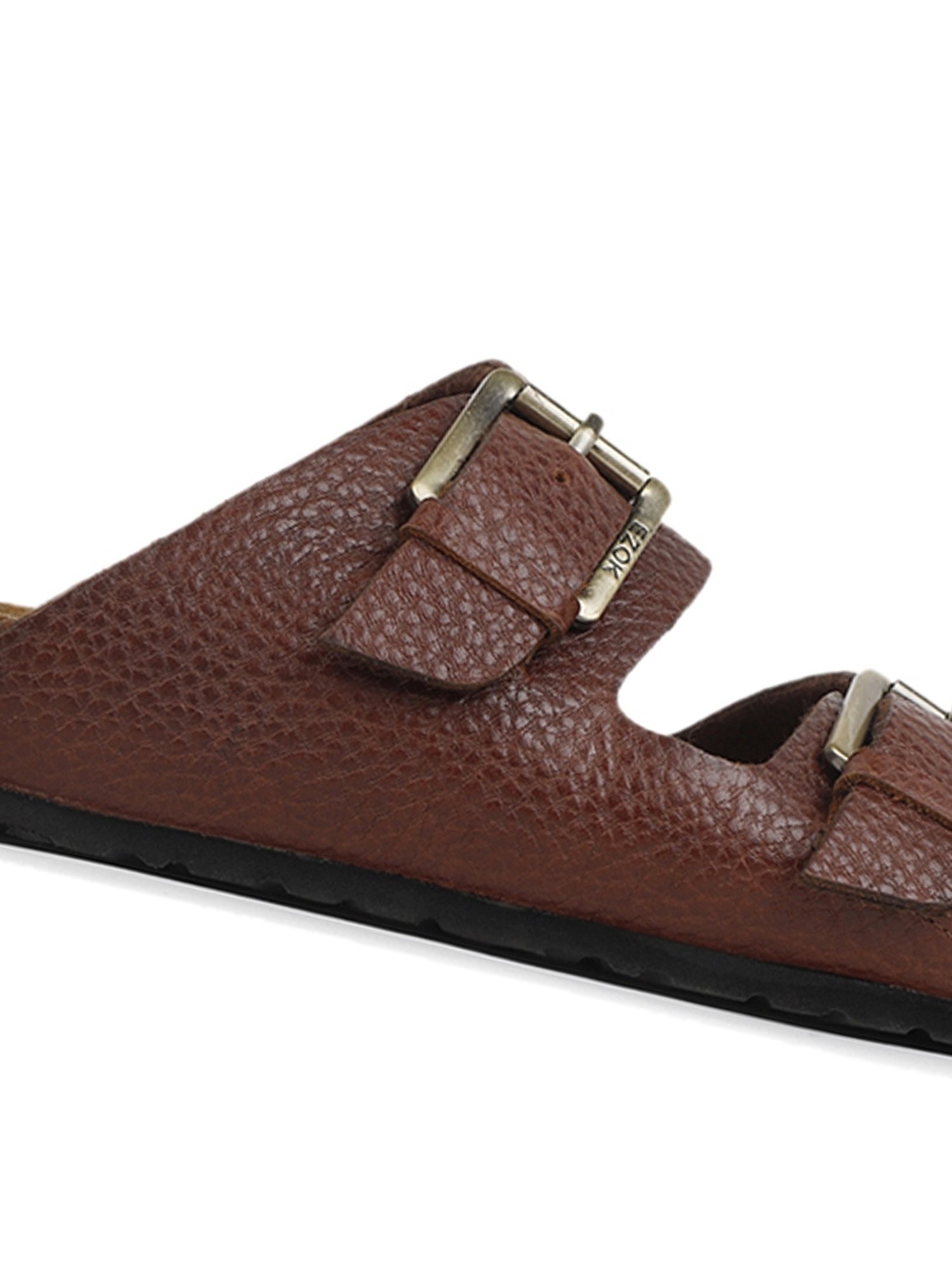 EZOK Men's Brown Casual Sandals