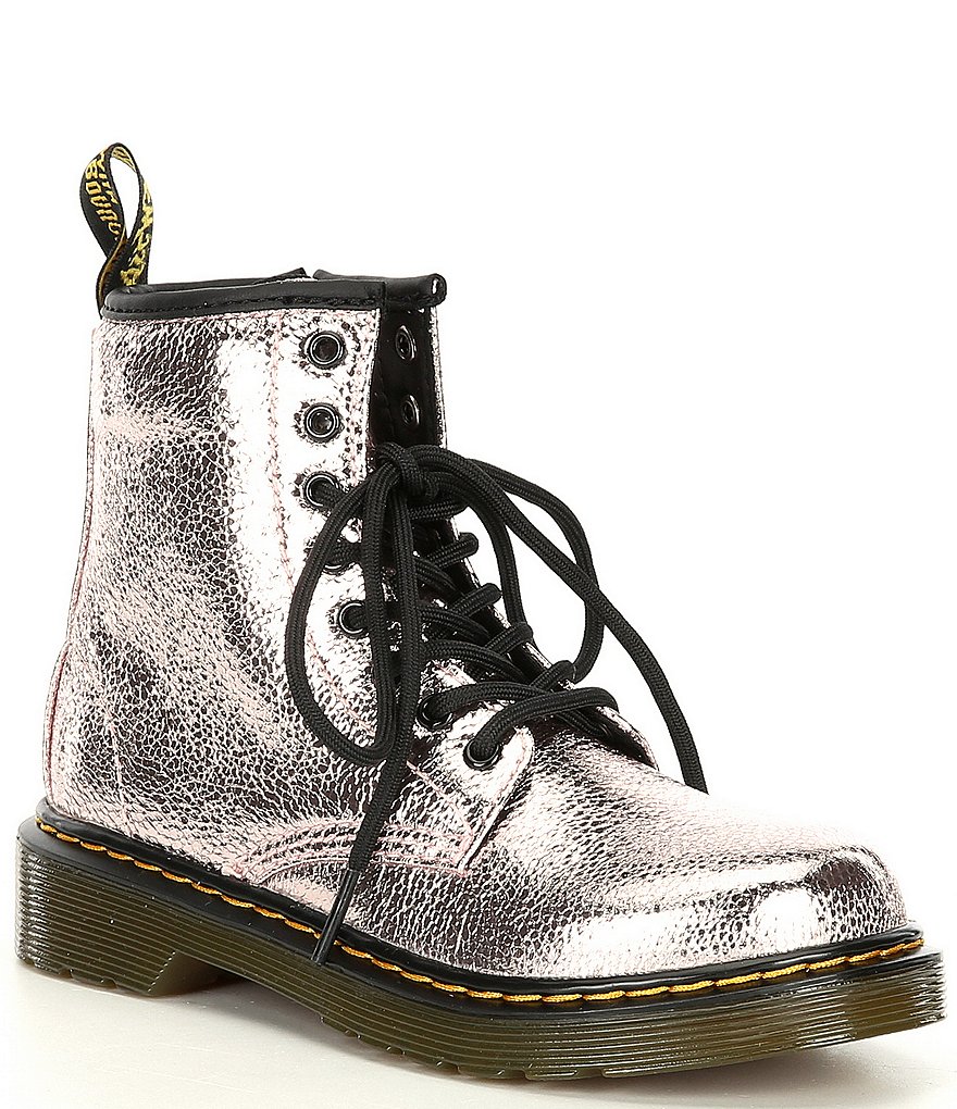 Dr. Martens Girls' 1460 Metallic Boots (Toddler)