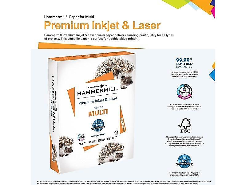 Hammermill Premium Inkjet & Laser 8.5  x 11 923542