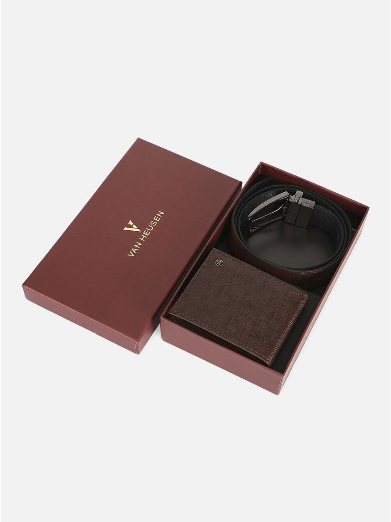 THE HOLISTIK Revival Black & Maroon Casual Leather Bi-Fold Wallet for Men