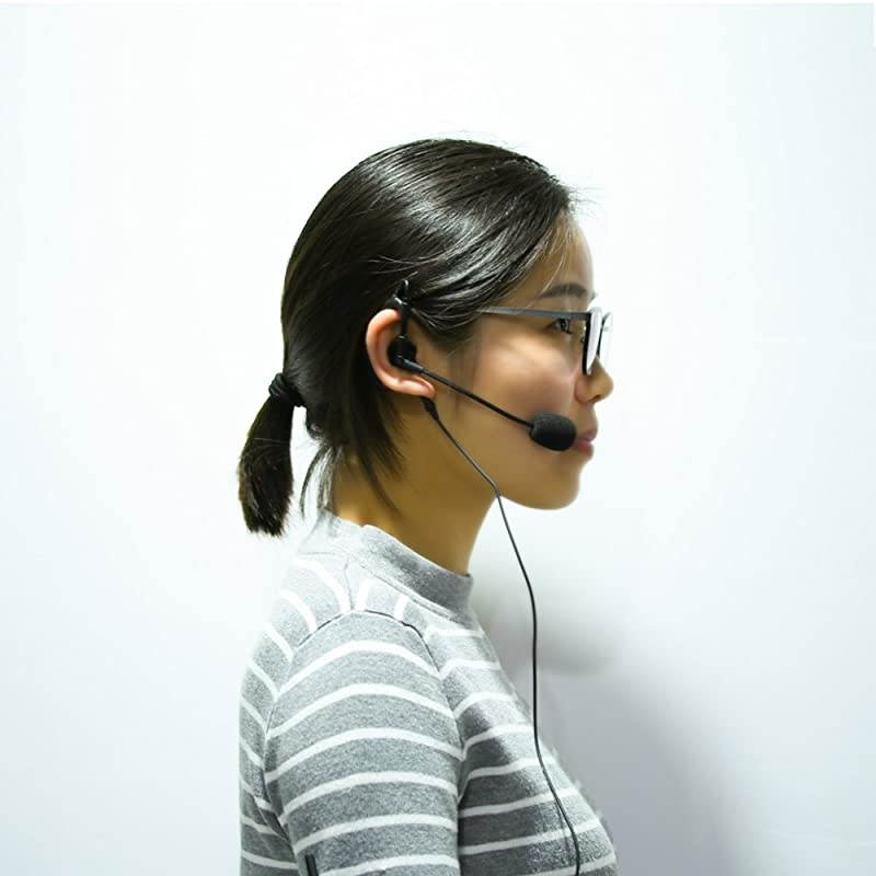 Soccer Football Referee Intercom Microphone Headset Earphone and Coach Referee Headphones for V6V4FBIM Referee Intercom