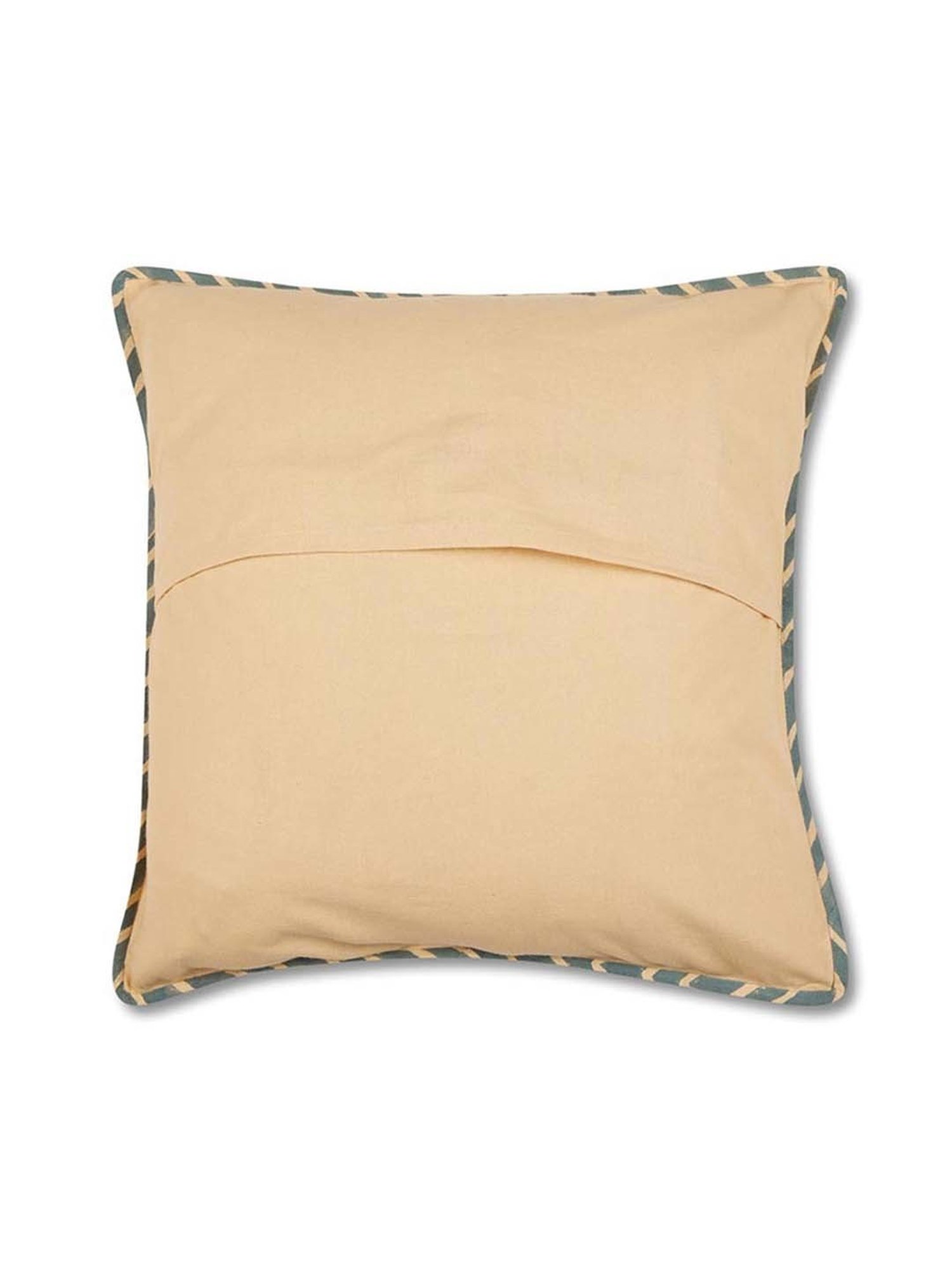 Fabindia Jaisalmer Orange Cotton Cushion Cover