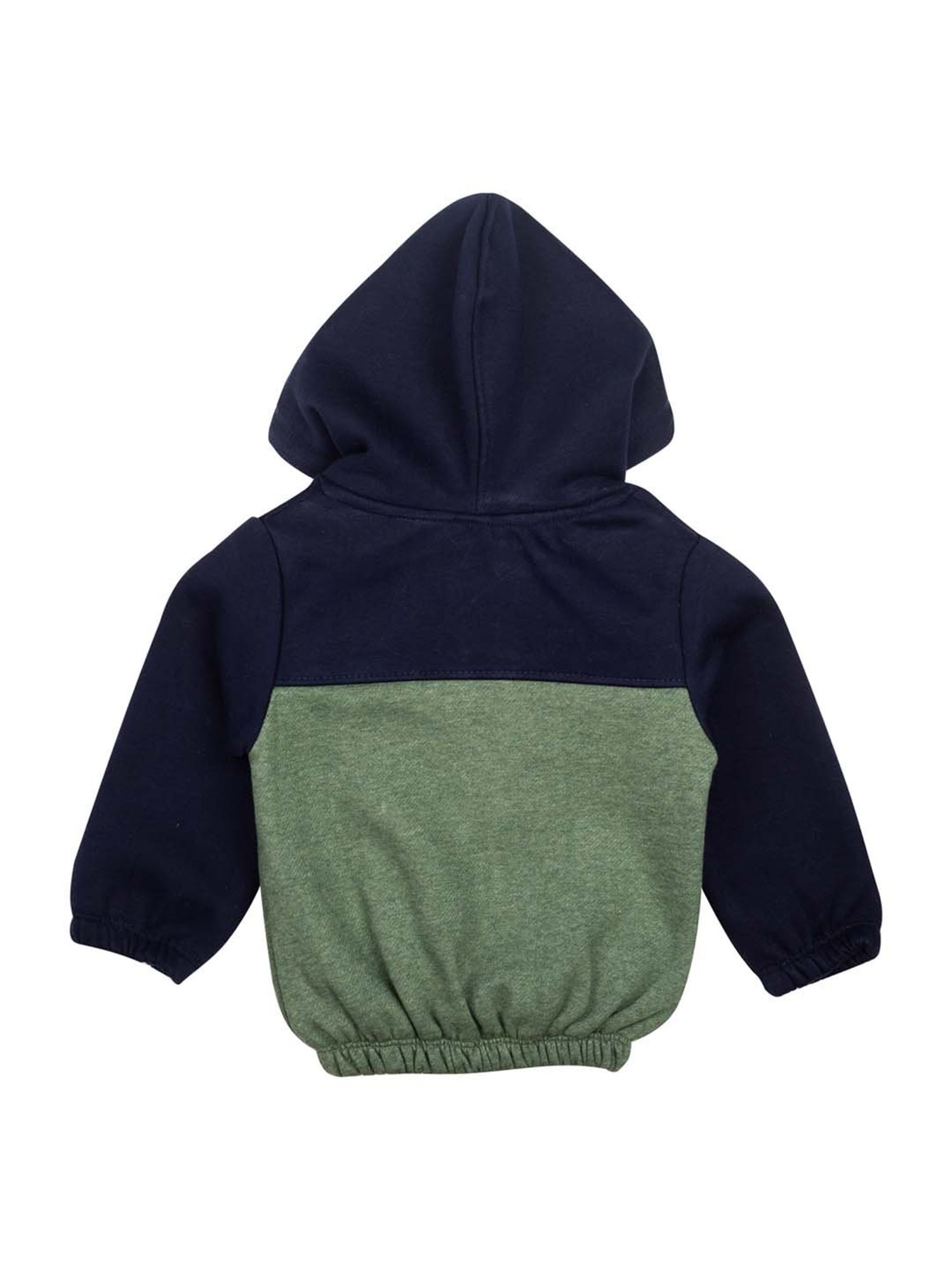 Mee Mee Kids Green Embroidered Hoodie