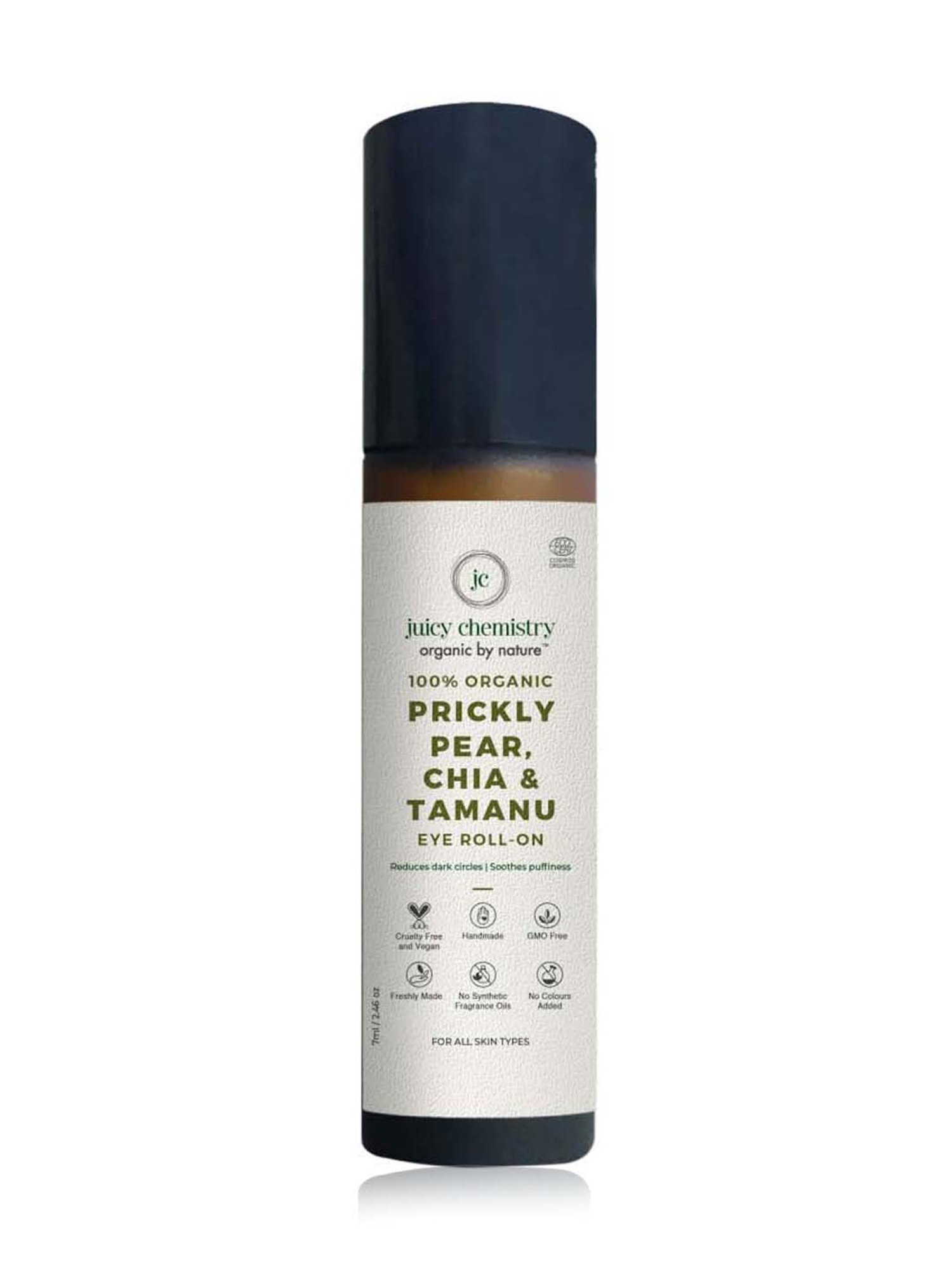 Juicy Chemistry Prickly Pear Chia & Tamanu Eye Roll On - 7 gm