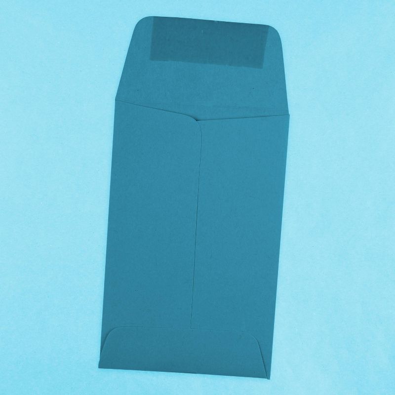 JAM Paper 50pk 2 1/4"x3 1/2" #1 Coin Business Envelopes - Blue Recycled