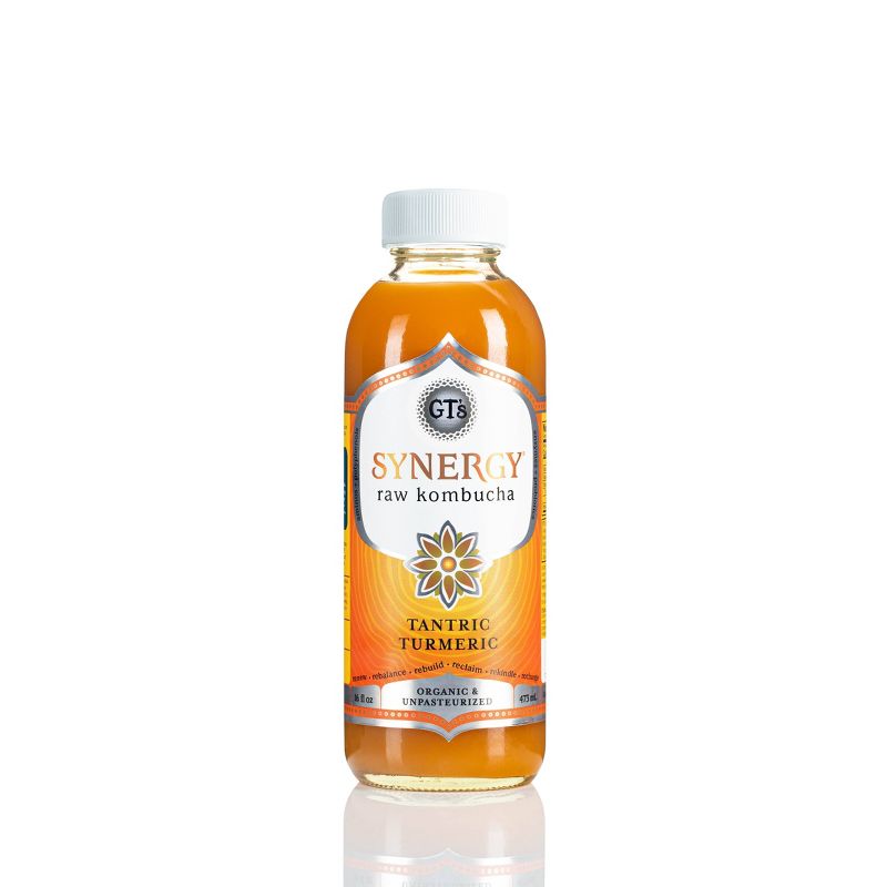 GT's Synergy Tantric Turmeric Organic Kombucha - 16 fl oz Bottle