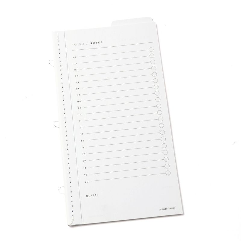 Russell+Hazel Mini Loop To Do Binder Insert
