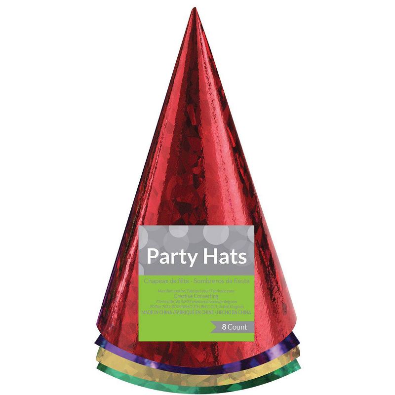 24ct Prismatic Party Hats